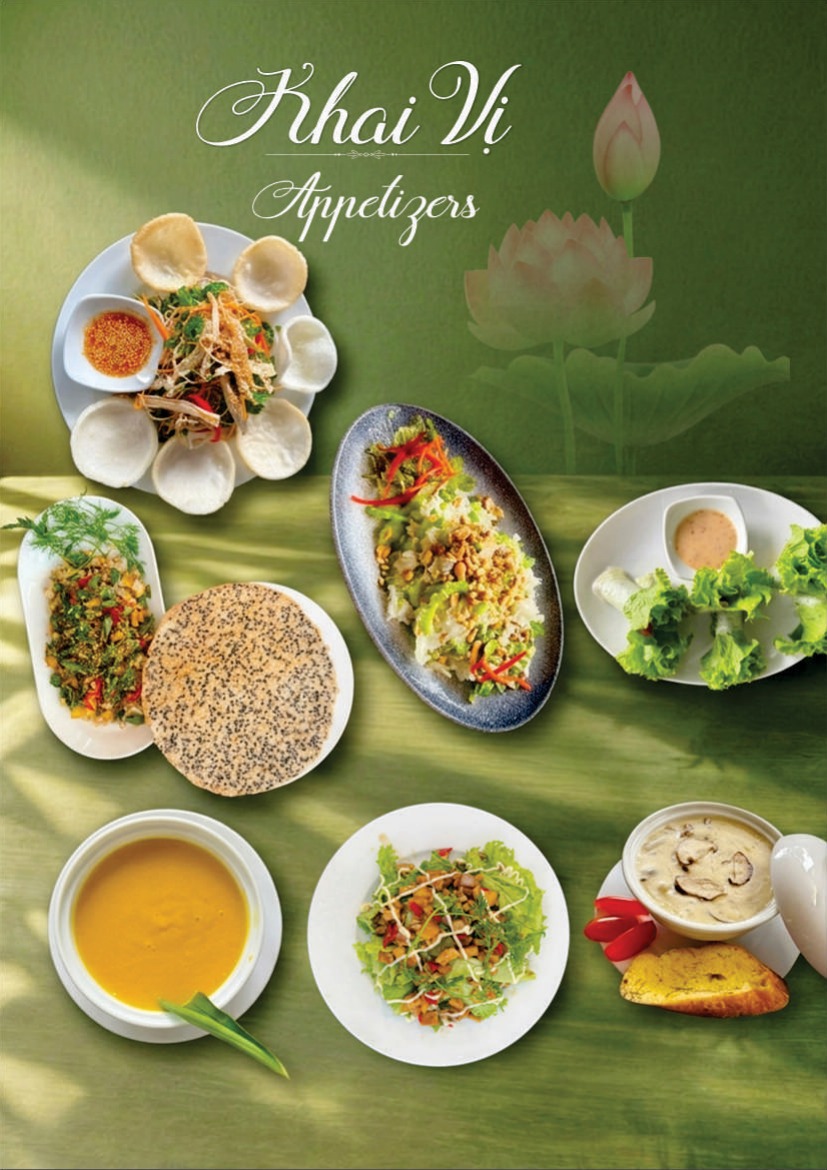 Trang 7 của thực đơn An Nhiên Vegan