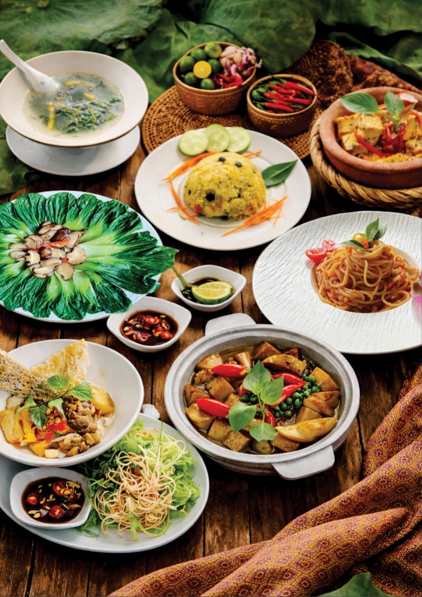 Trang 10 của thực đơn An Nhiên Vegan