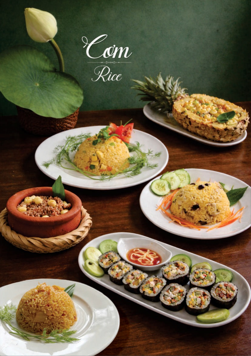 Trang 19 của thực đơn An Nhiên Vegan